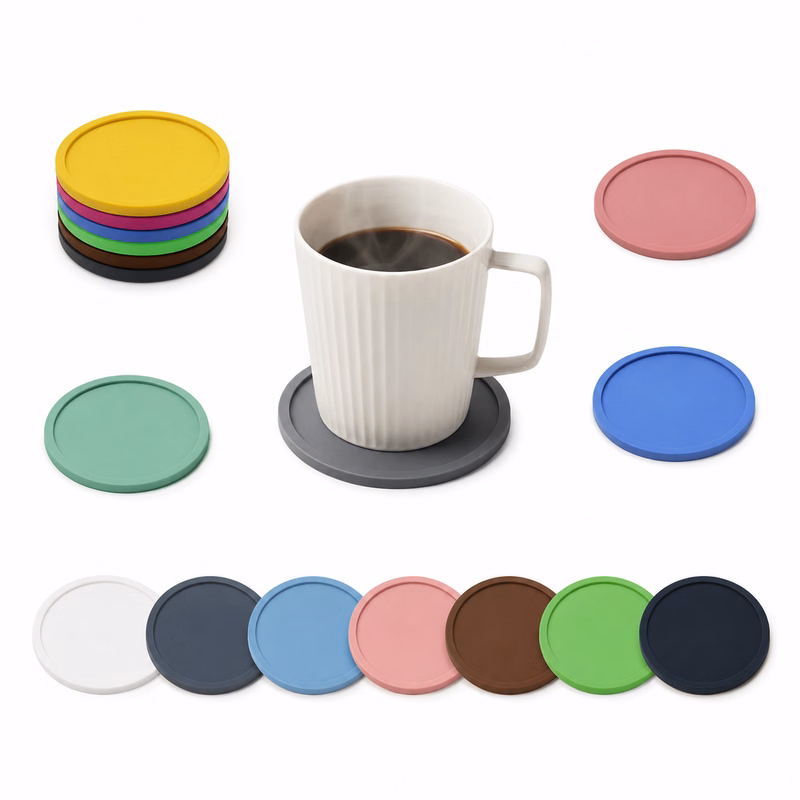 Household Slip-Resistant Insulated Round Coaster