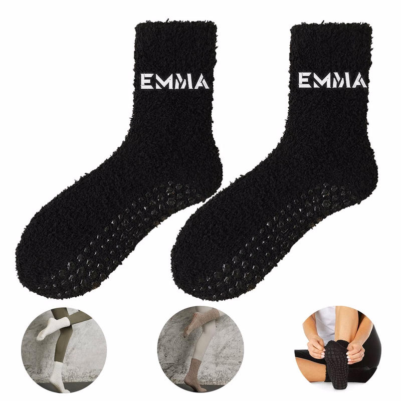 Fuzzy Socks With Grips for Women