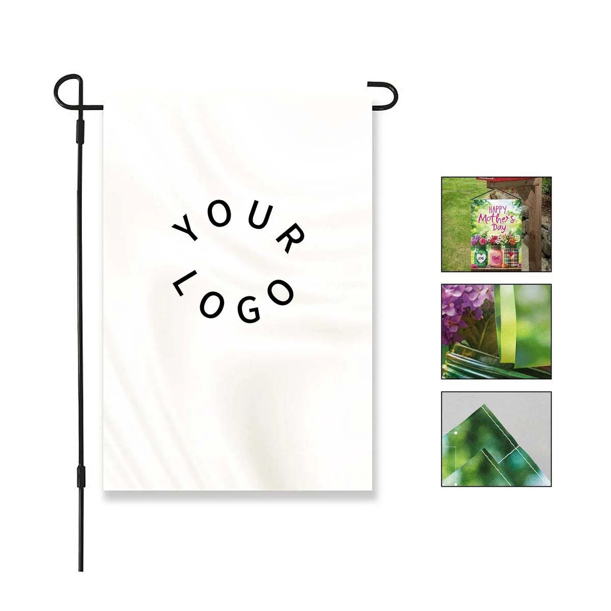 Polyester Holiday Garden Flag with Seasonal Prints 1