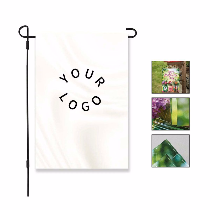 Polyester Holiday Garden Flag with Seasonal Prints