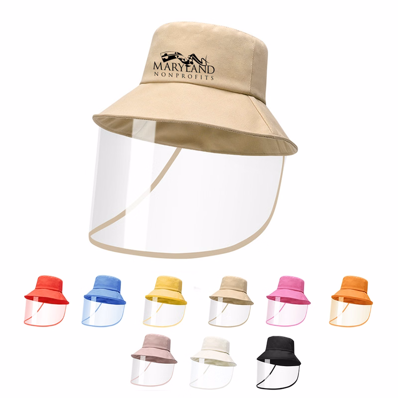 Adults Bucket Hat with Face Shield