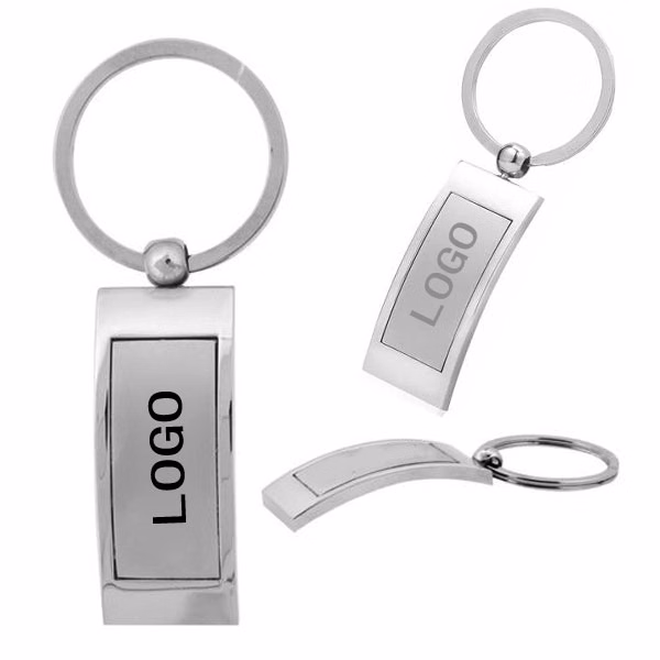 Arched metal Keychains