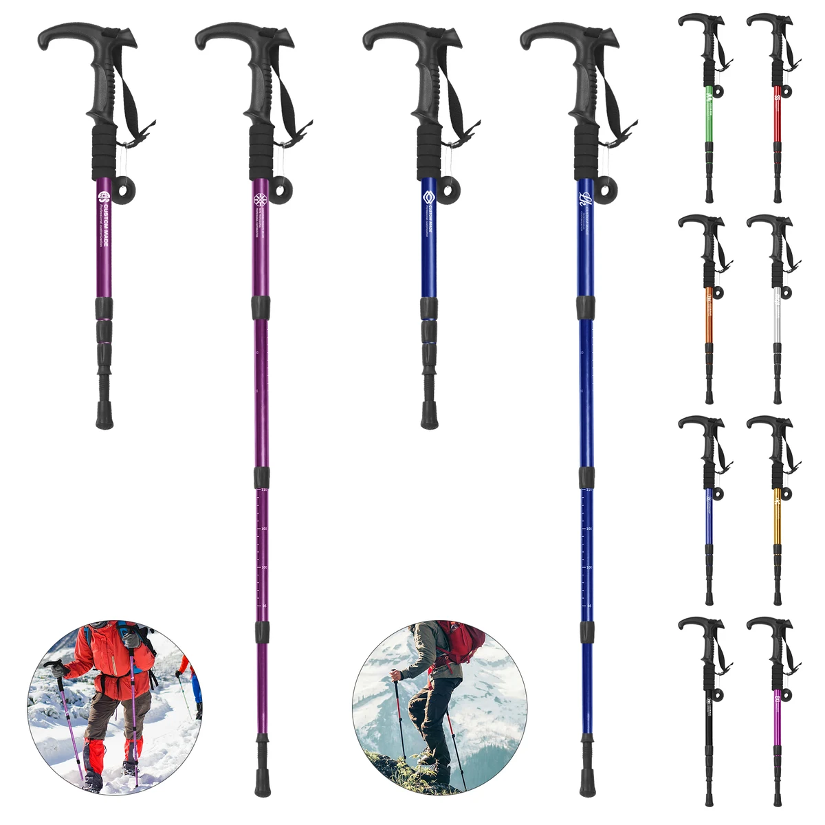 Aluminum Alloy Quick Lock Trekking Pole 1
