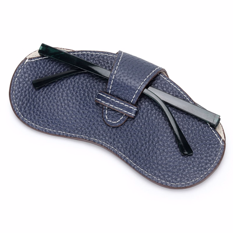 Genuine Leather Sunglasses Storage Bag