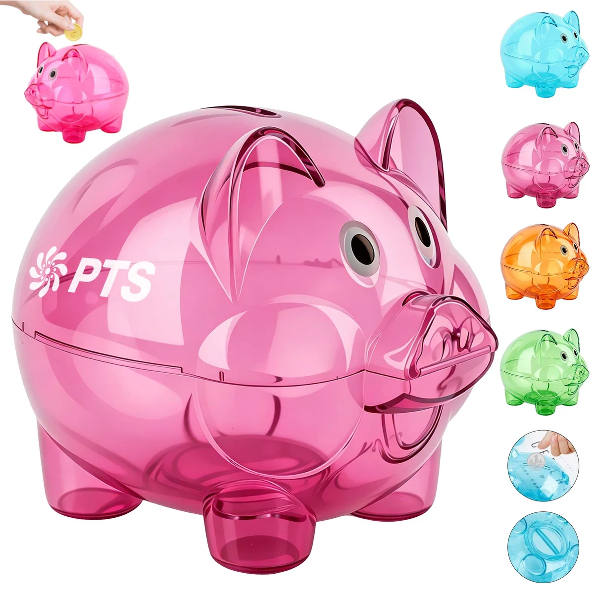 Plastic Transparent Piggy Bank 1