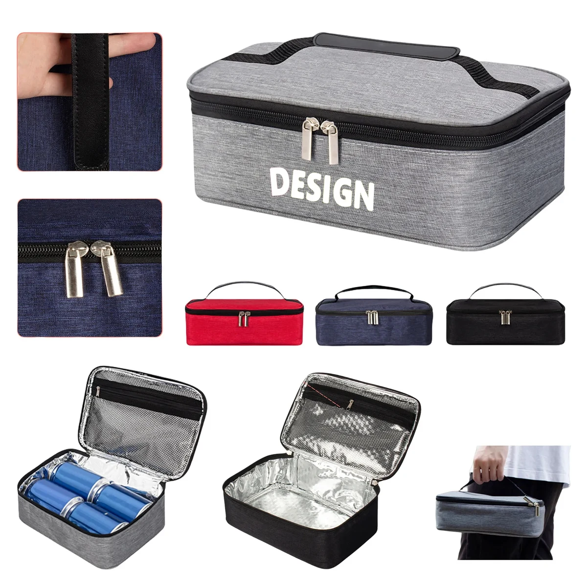 Insulated Transport Tote with Cooler Lining 1