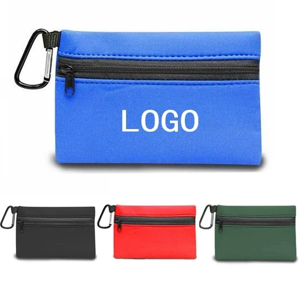 Neoprene Ditty Bag With Carabiner 1