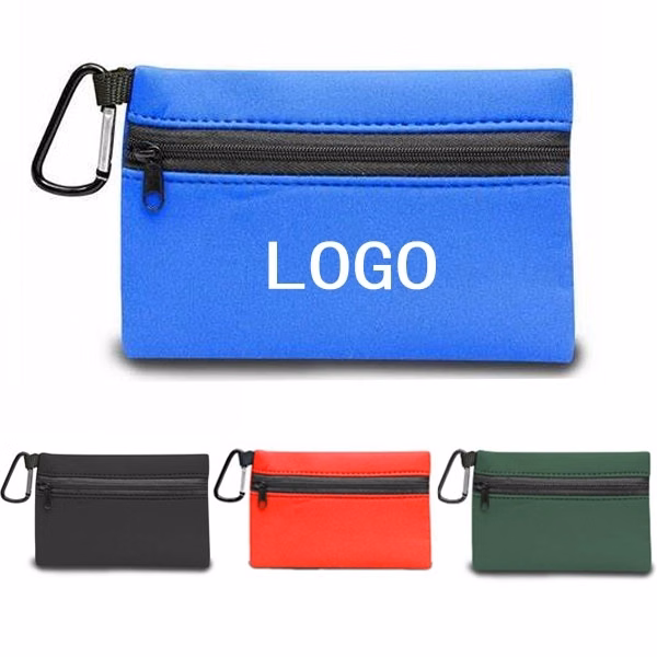 Neoprene Ditty Bag With Carabiner