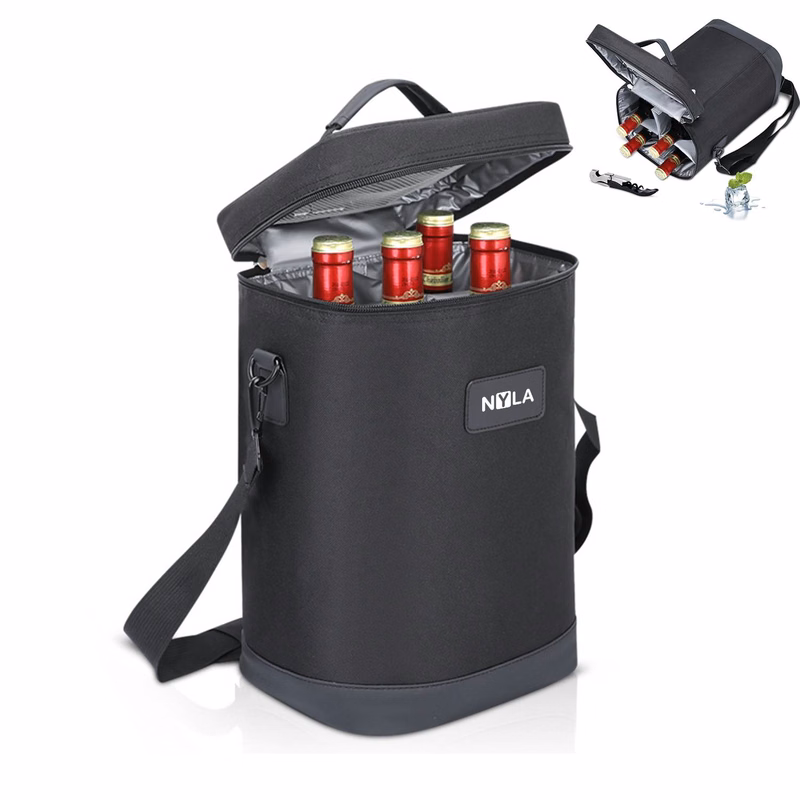 Insulated Oxford Wine Bottle Bag