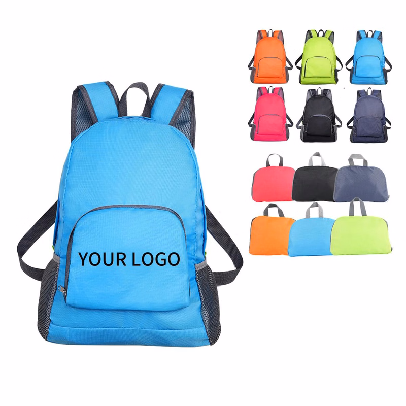 Durable Nylon Hiking Backpack with Exterior Compartments