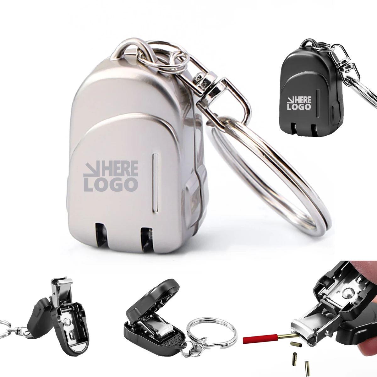 MOQ 20 Nail Clipper Keychain Metal 1