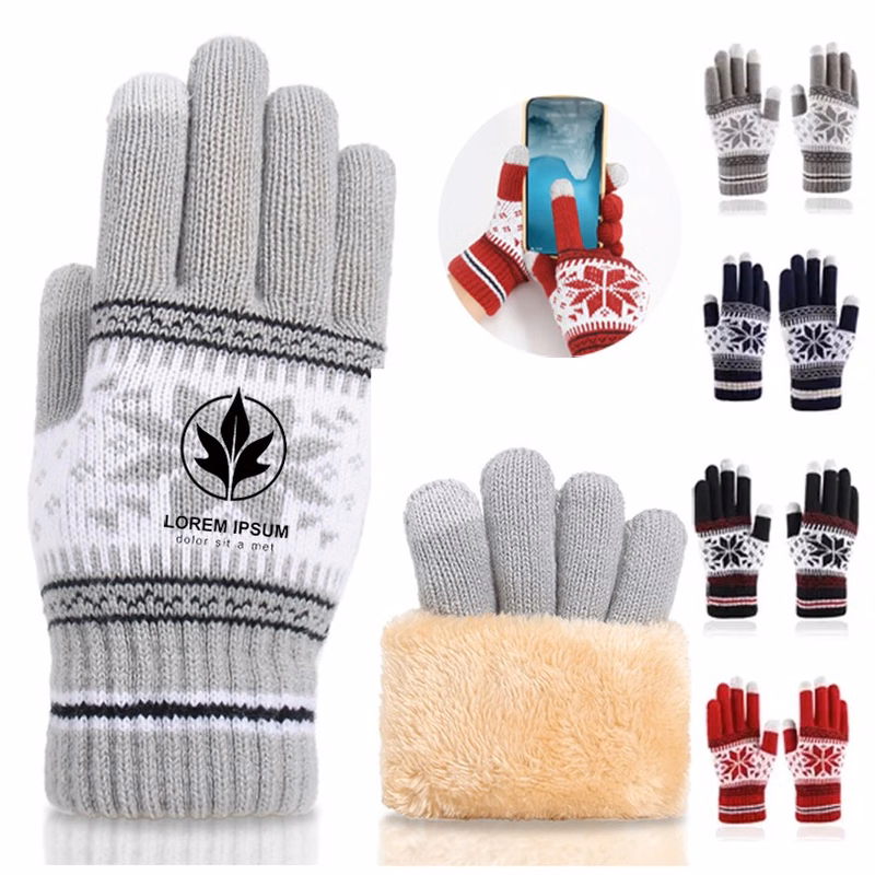 Adult Female Gloves W/ 3 Finger Touch