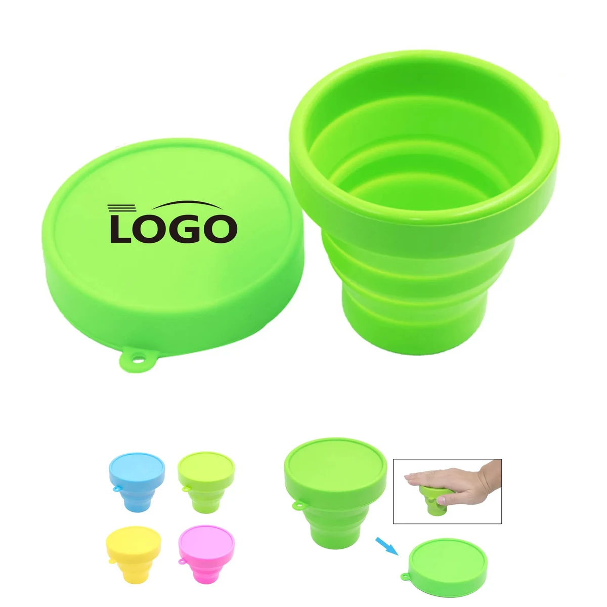 Foldable Silicone Water Cup 1