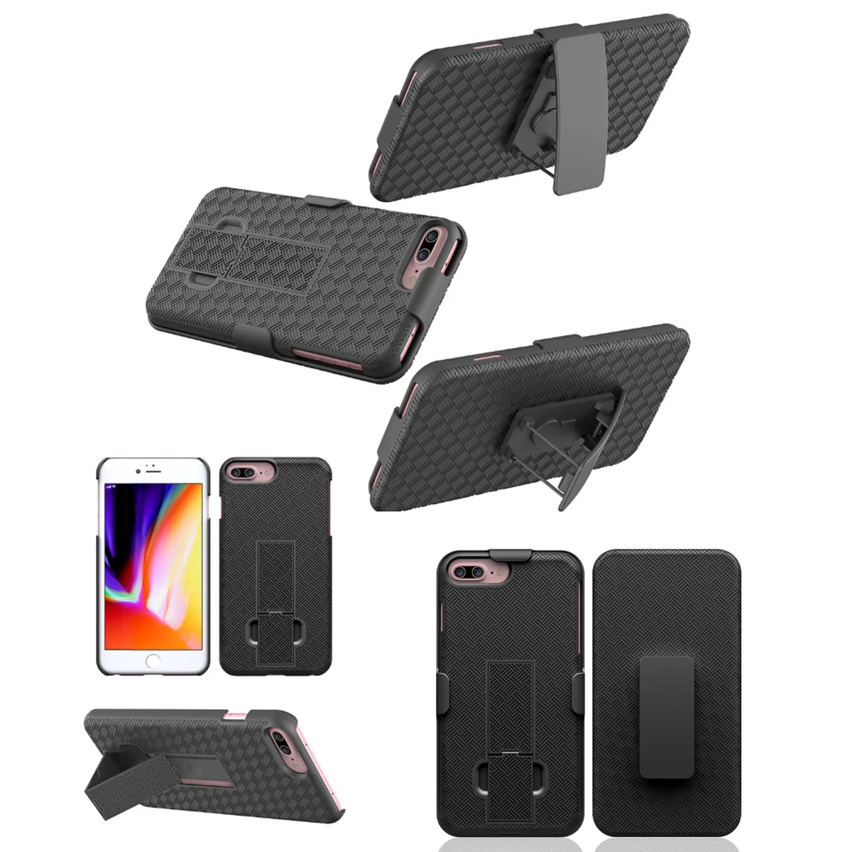 iBank ® iPhone Hard Case with Belt Clip and a kickstand 1