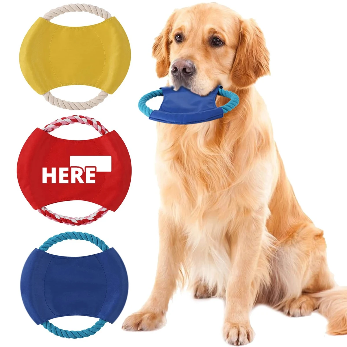 Pet Rope Tug & Flyer Toy 1