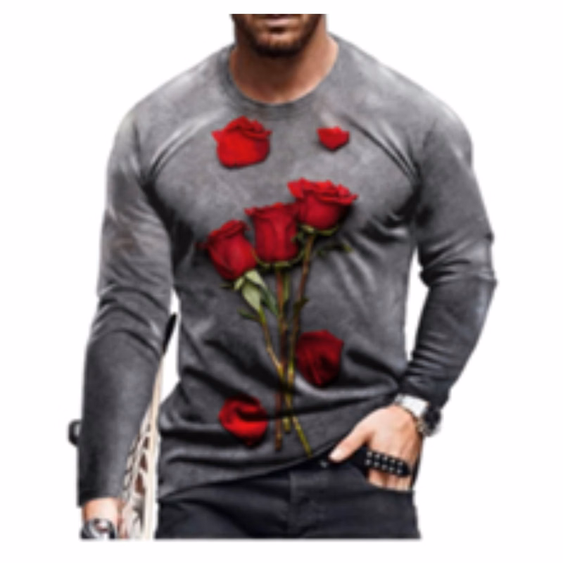 200G Modal Performance Men's long sleeve T-shirt, breathable