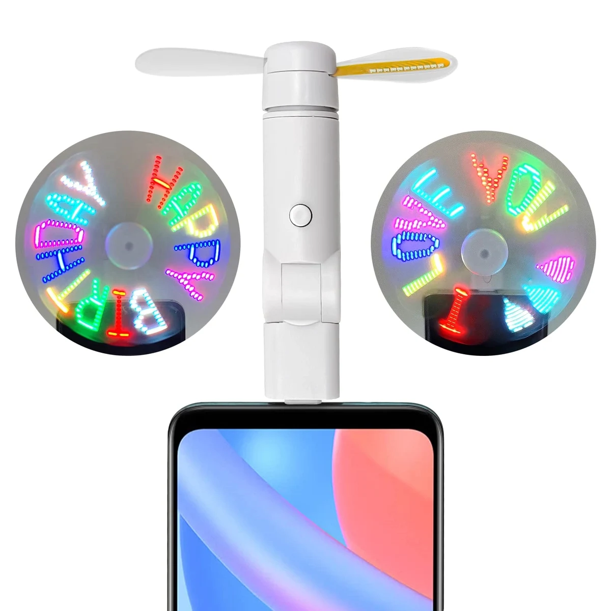 Mini Cell Phone Message Fan 1
