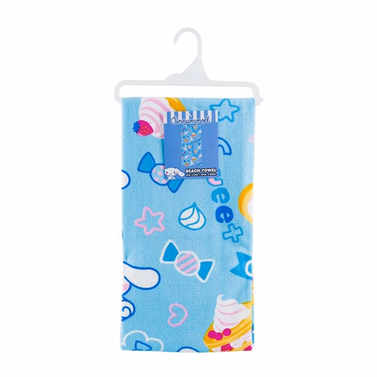 Hello Kitty & Friends Cinnamoroll Beach Towel - 27" x 54"