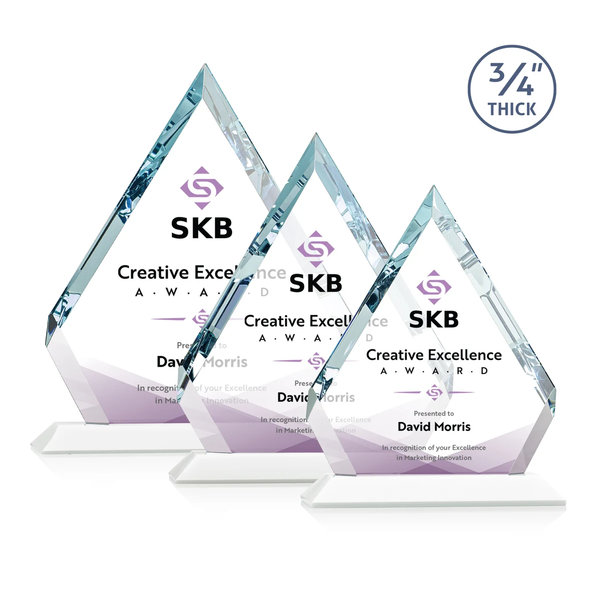 Apex VividPrint™ Award - White 1
