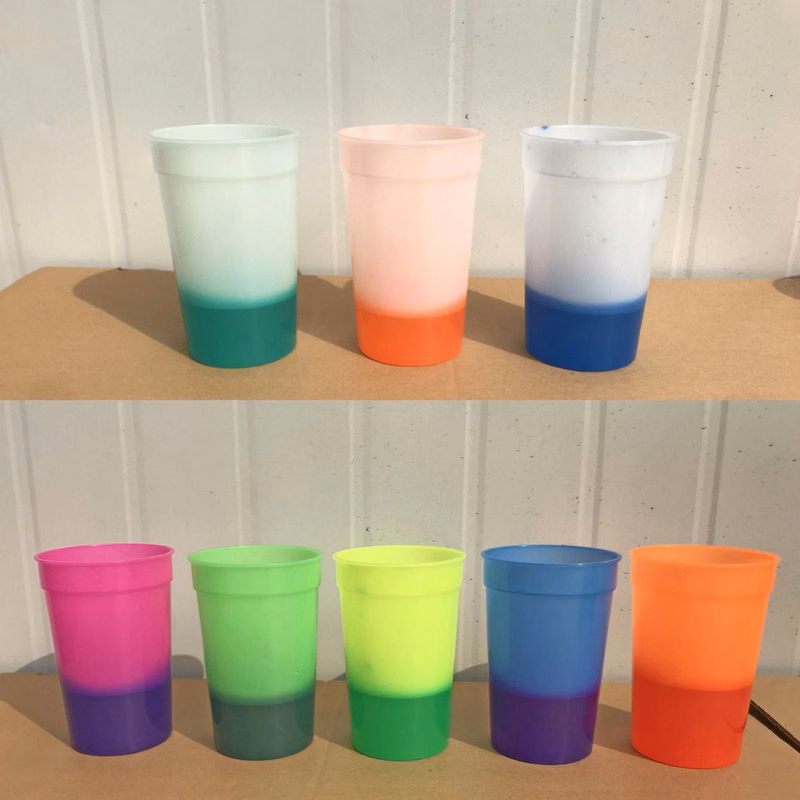 12oz Color Changing Stadium Cup