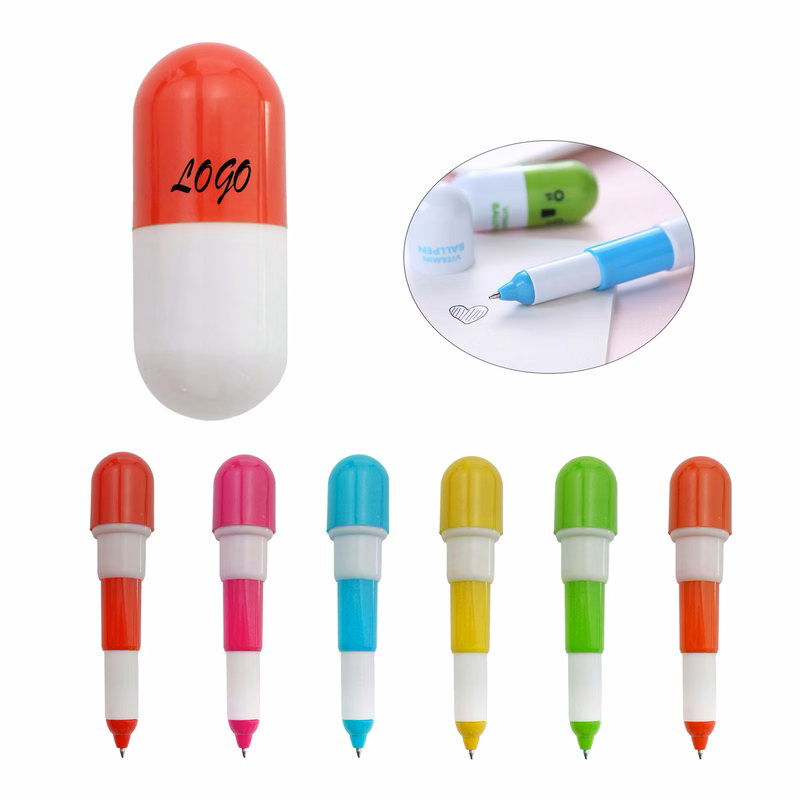 Mini Capsule Pill Ballpoint Pen