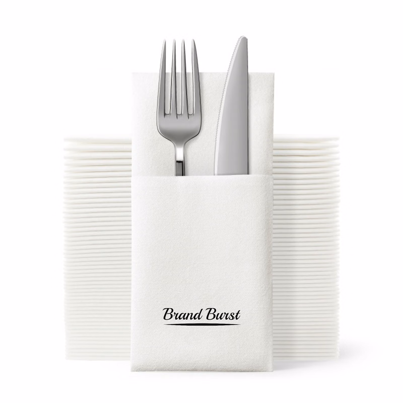 White Dinner Paper Napkin