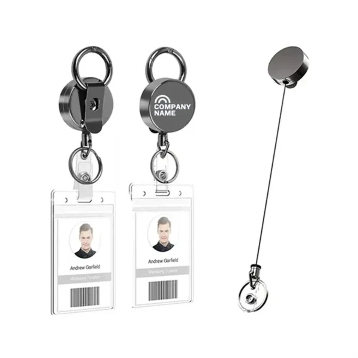 Retractable Badge Holders with Belt Clip
1