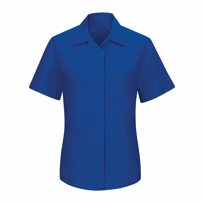 Women's Performance Plus Short Sleeve Shop Shirt with Oilblok Technology - SY41