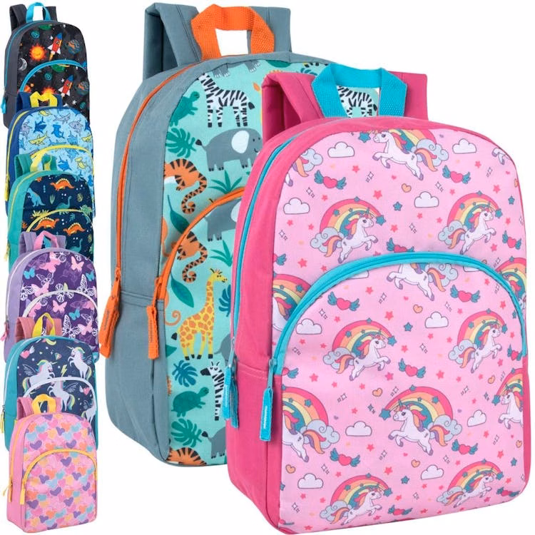 15" Character Backpacks Assorted Prints