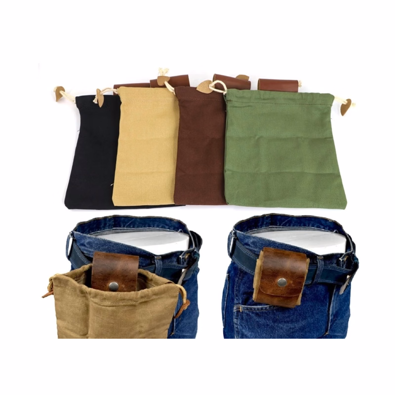 Foldable Fruit Picking Pouch Waist Foraging Bag