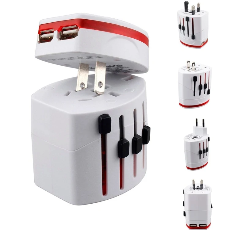 Dual USB Universal Travel Adapter Converter Plug 1