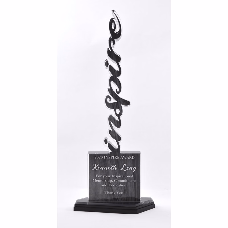 12" Vertical Word Full Uv Print