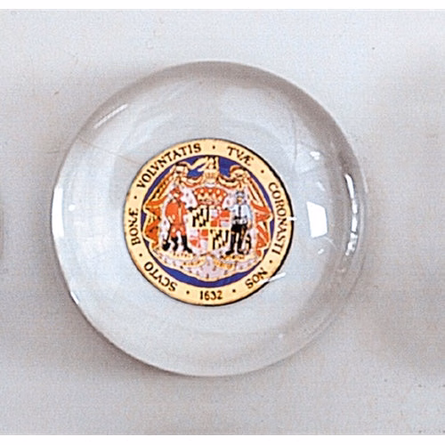 3" Glass Domed Paperweight
