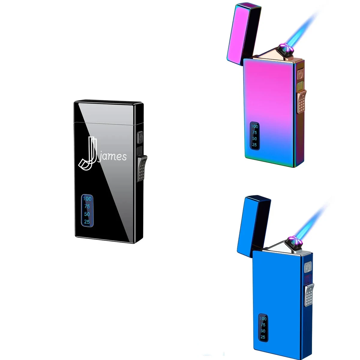 Dual-Use Windproof Usb Charging Lighter 1
