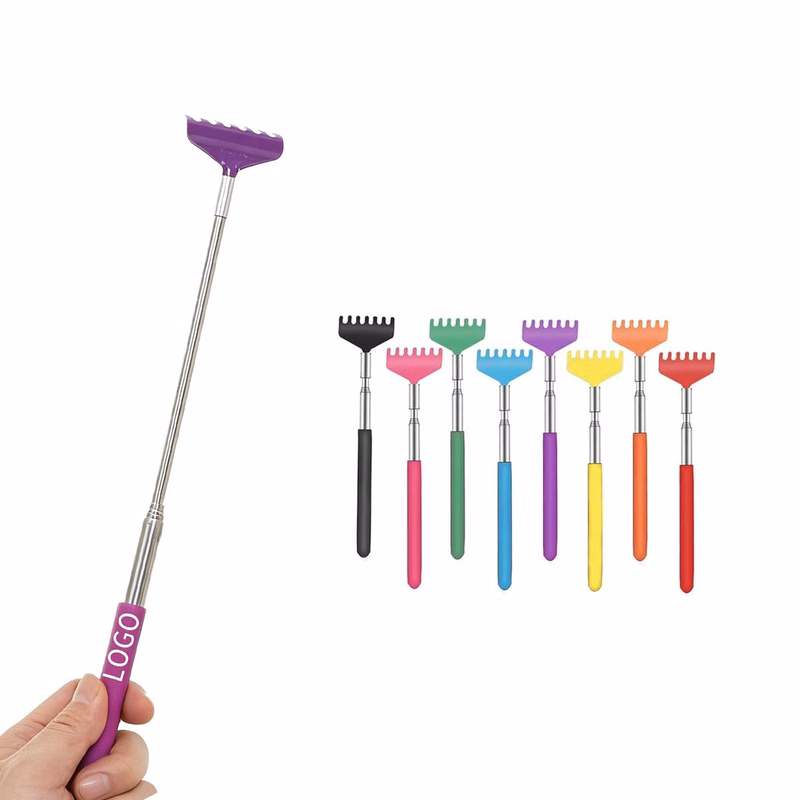 7-Prong Stainless Steel Telescopic Back Scratcher
