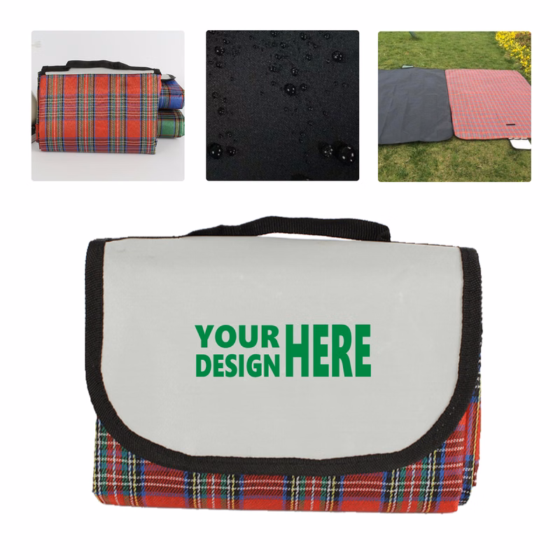 MOQ 50 Waterproof Foldable Picnic Beach Mat for Outdoor Activities