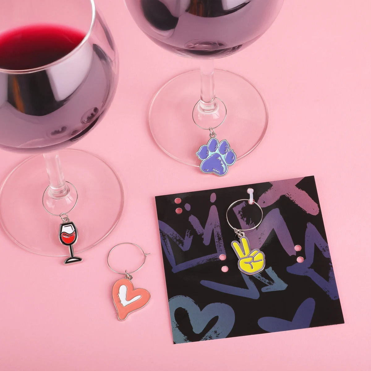 Set Of 4 Wine Charms 1