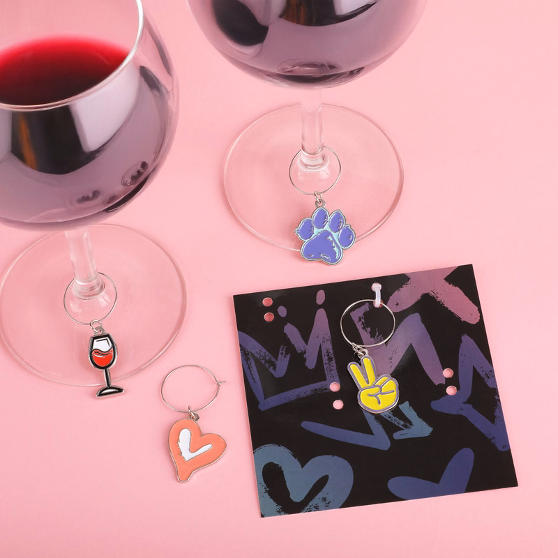Set Of 4 Wine Charms