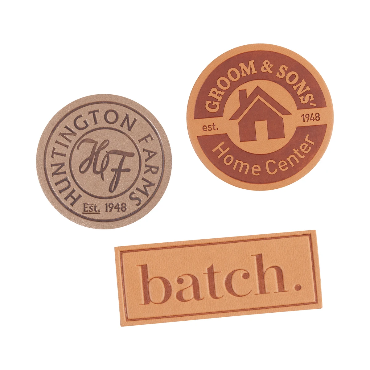 5" Patch - Faux Leather 1
