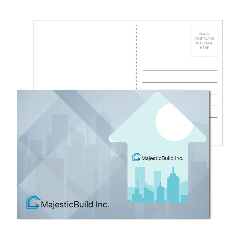 Post Card with Full Color Arrow Coaster 1