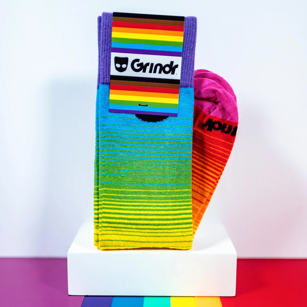 Standard Pride Socks - Colorful Footwear for LGBTQ+ Celebrations - American Made 1