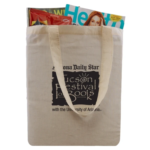 Econo Cotton Tote, custom tote bag with logo imprint 1