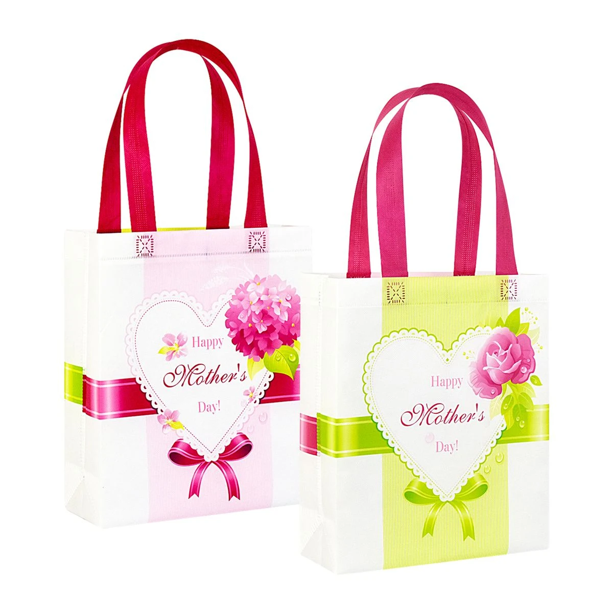 Custom 120g Laminated Non-Woven Gift Bag 10"x12"x4" 1