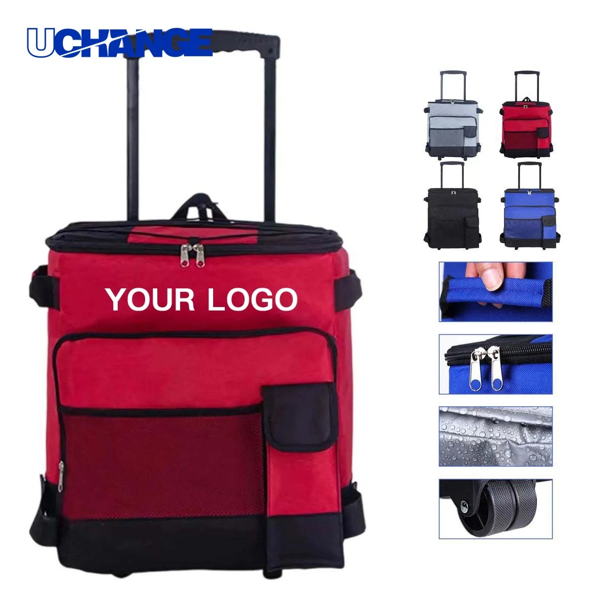 Collapsible Rolling Cooler Bag 1