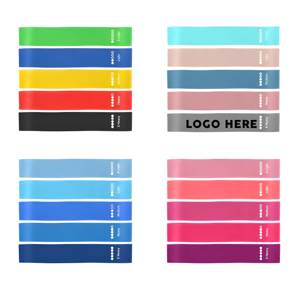 MOQ 50 Fitness Booty Bands for Squats Resistance Training 1