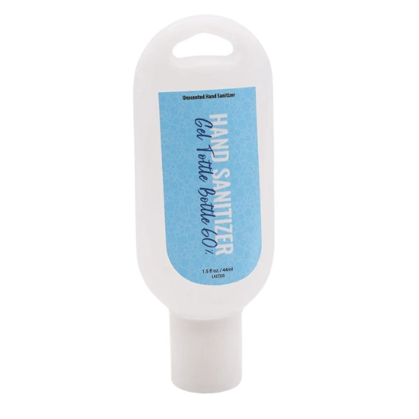 60% Hand Sanitizer Gel Tottle 1.5 fl oz without Carabiner 1