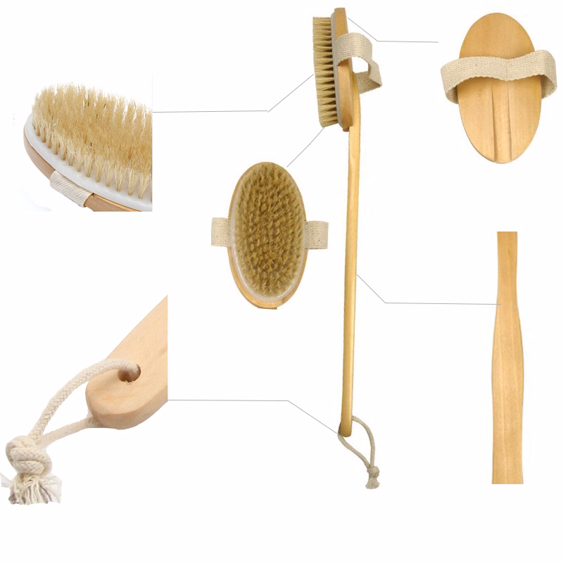 Natural Wooden Bath Brush