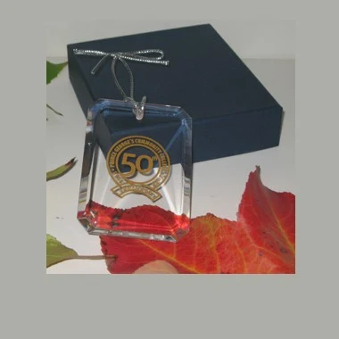RECTANGULAR CRYSTAL ORNAMENT 1