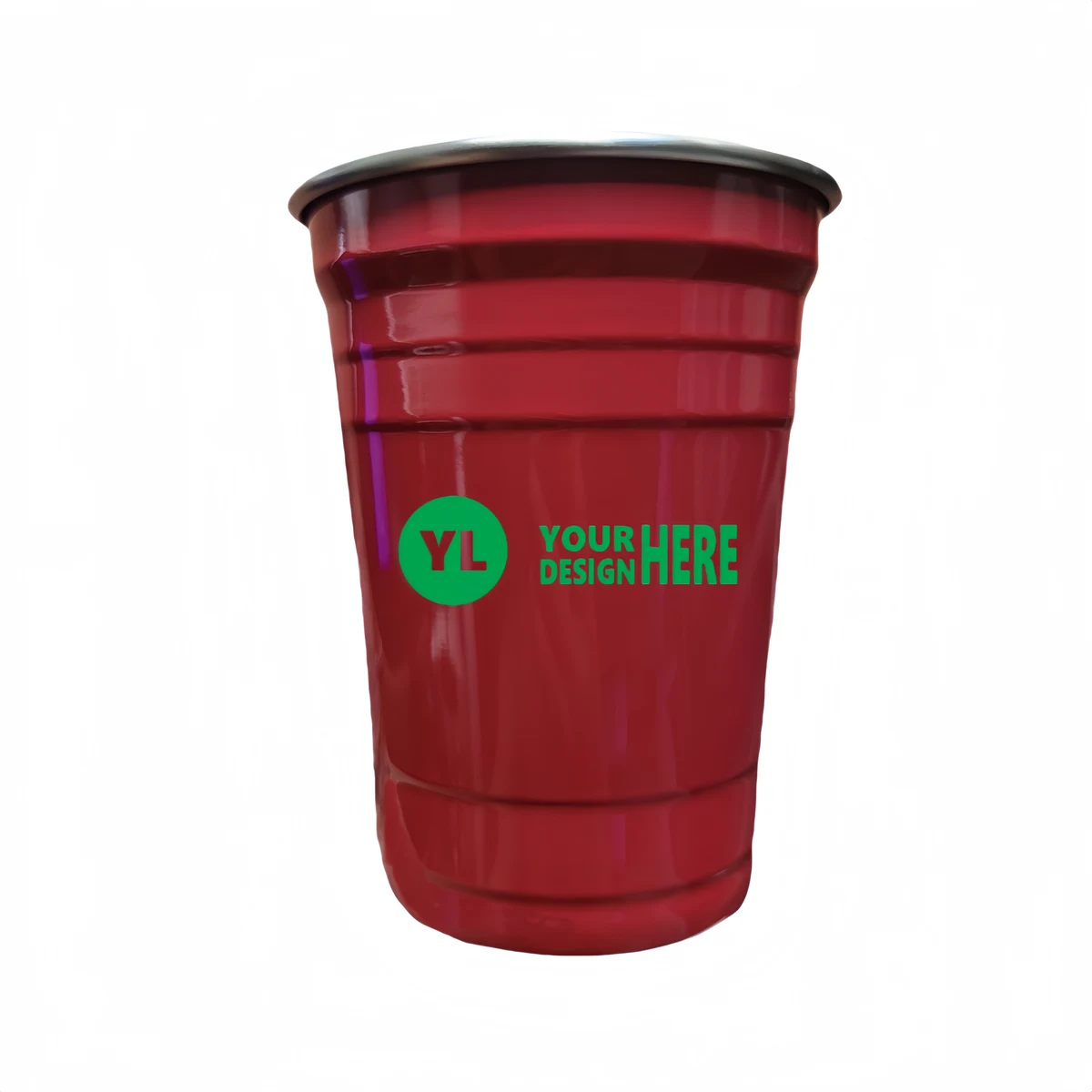 16oz. Full Color Stainless Steel Pint Cups 1
