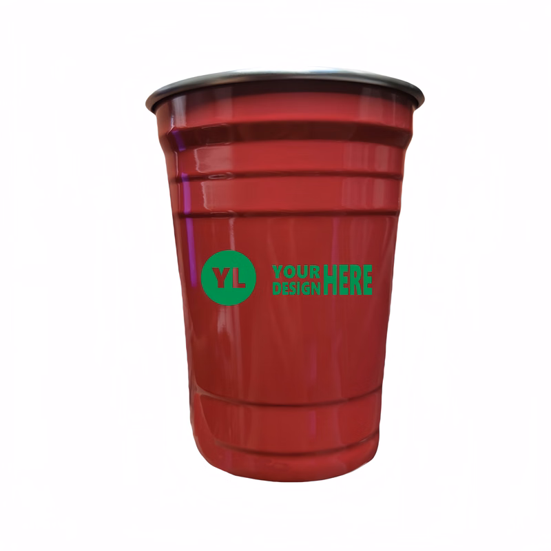 16oz. Full Color Stainless Steel Pint Cups